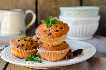 Muffin carote e cioccolato