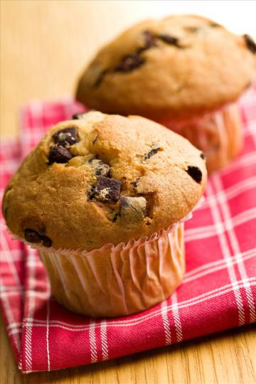 Muffin con gocce di cioccolato