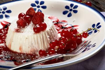 Panna cotta al cocco