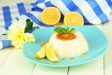 Panna cotta al limone