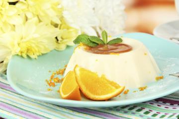 Panna cotta all'arancia