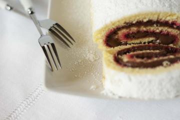 Rotolo di pan di spagna