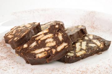 Salame di cioccolato senza uova