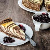 Cheesecake bicolore