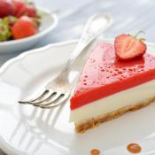 Cheesecake vegano alle fragole