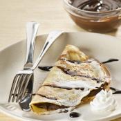 Crêpes alla nutella e panna montata