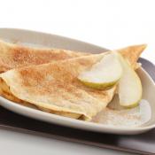 Crepes con pere e cannella