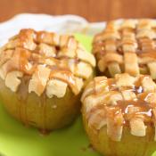 Mele in crosta con caramello