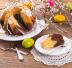 Ciambella di Pasqua con cacao e panna