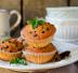 Muffin carote e cioccolato