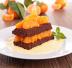 Torta al cioccolato e clementine