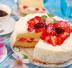 Torta panna e fragole