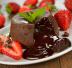 Tortino con cuore di cioccolato e fragola