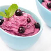 Mousse di ribes