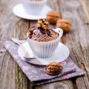 Muffin al cioccolato e noci