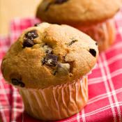 Muffin con gocce di cioccolato
