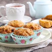 Muffin di mele e carote