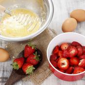 Pan di Spagna alle fragole