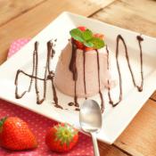Panna cotta alla fragola