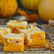 Quadrotti dolci alla zucca