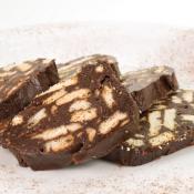 Salame di cioccolato senza uova