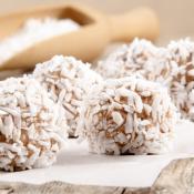 Tartufi al cocco e cioccolato