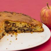 Torta al cioccolato e mele
