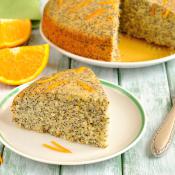 Torta all’arancia con semi di papavero