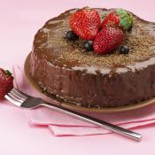 Torta cioccolato e fragole