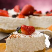 Torta fredda allo yogurt