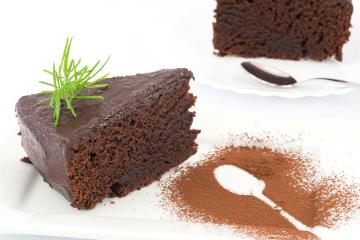 Torta al cioccolato con cuore morbido
