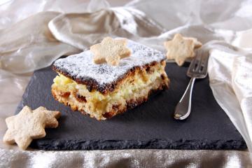 Torta di mele e crema