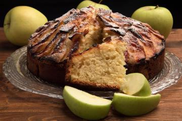 Torta di mele senza latte