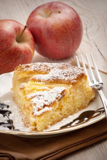 Torta di mele senza uova