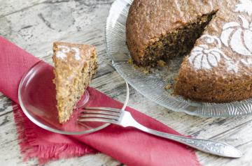 Torta di zucca e cioccolata