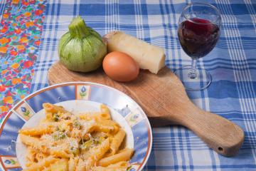 Carbonara di zucchine