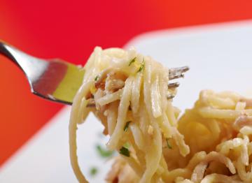 Carbonara vegetariana