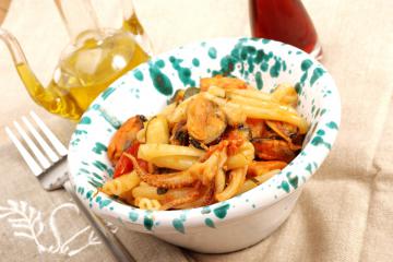 Caserecce al sugo di pesce