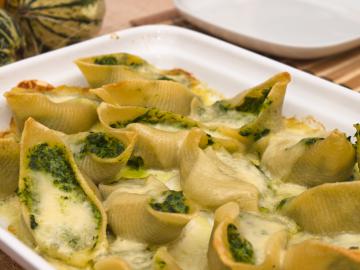 Conchiglioni ripieni di ricotta e spinaci