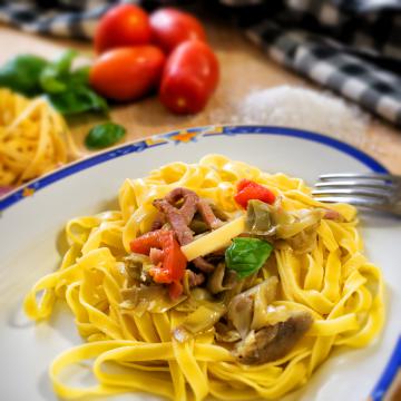Fettuccine ai carciofi