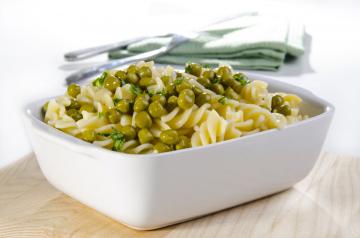 Fusilli con piselli