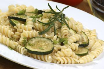 Fusilli con zucchine