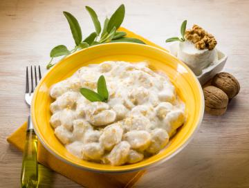 Gnocchi al gorgonzola e noci