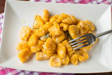 Gnocchi di zucca e patate