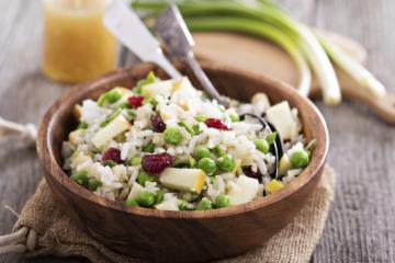 Insalata di riso vegetariana