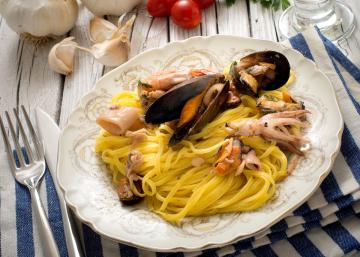 Linguine al cartoccio