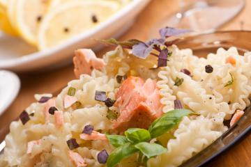 Mafalde al salmone