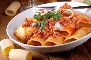 Paccheri al ragù