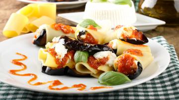 Paccheri con melanzane