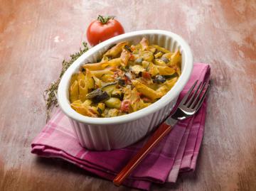 Pasta al forno con zucchine